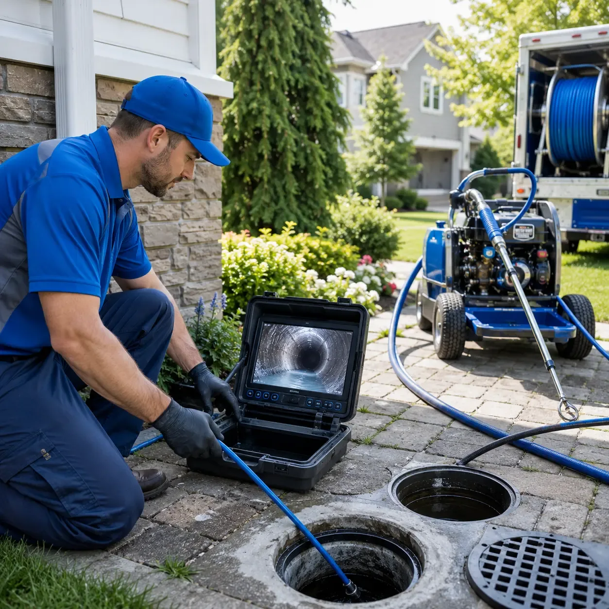Outdoor drain cleaning professionals serving Andover, MN